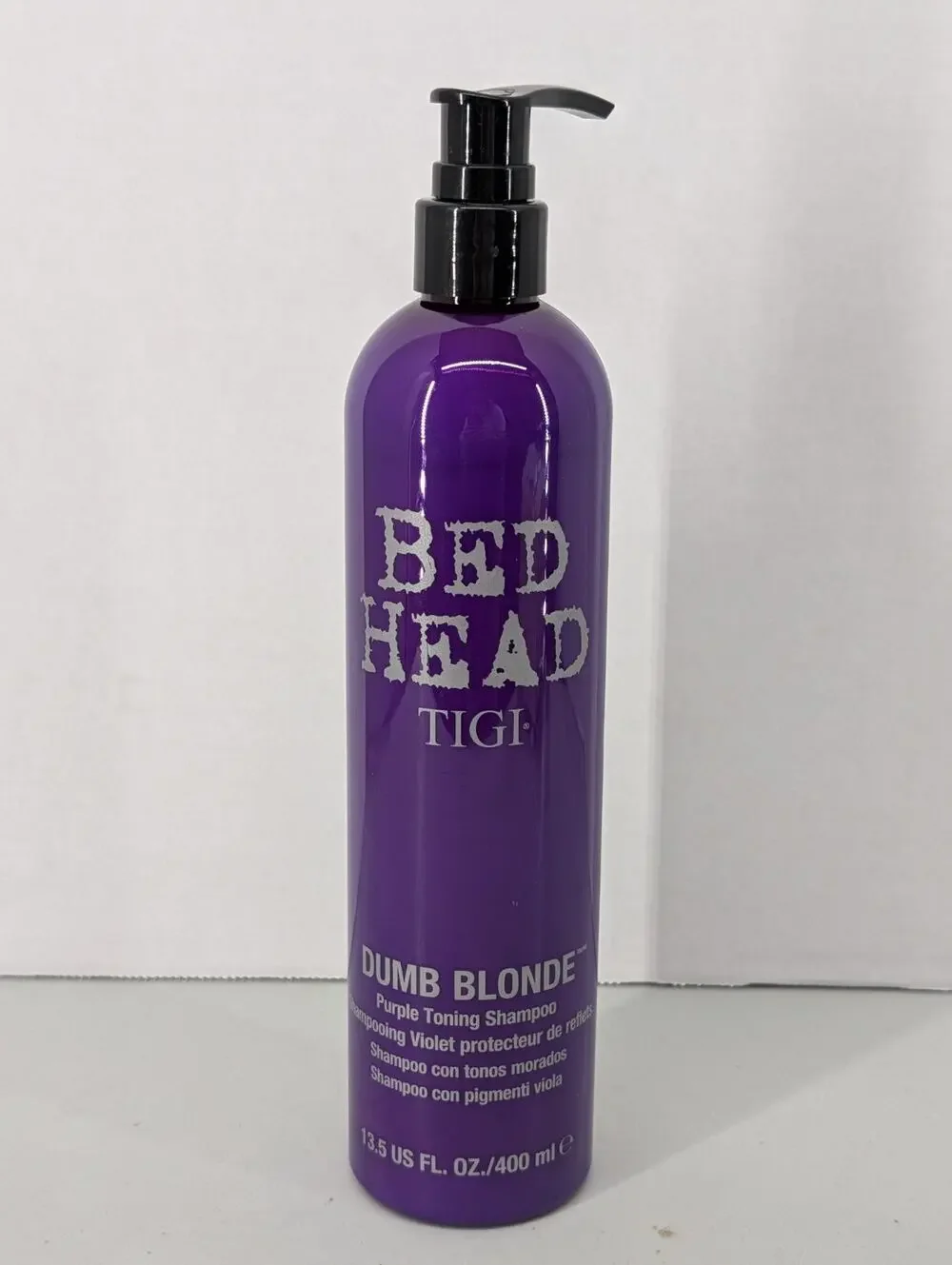 Tigi Bed Head Dumb Blonde Purple Toning Shampoo 13.5 US fl oz